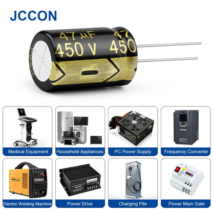 Aluminum Electrolytic Capacitor 450V 47uF High Frequency Low ESR Low Resistance