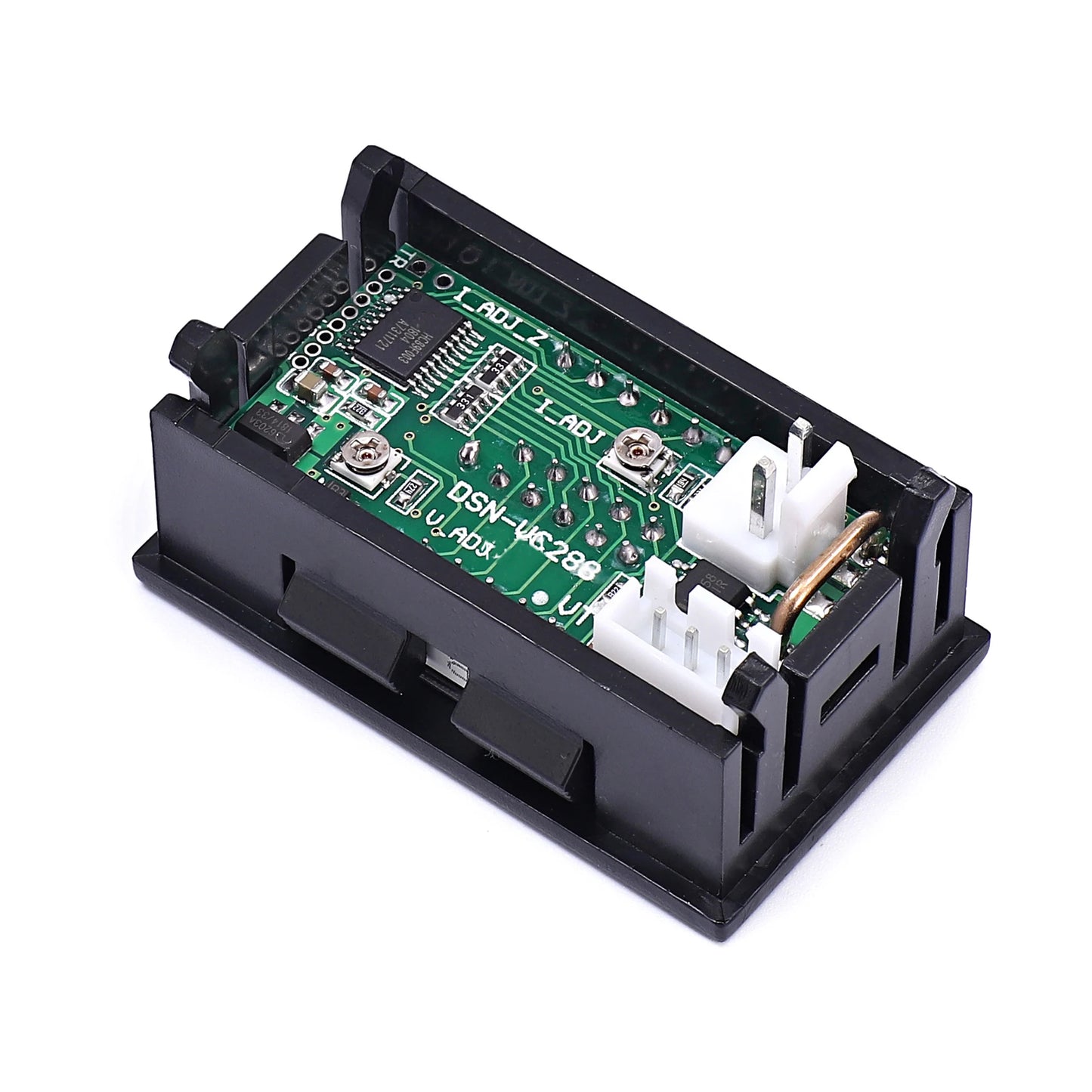 0.28" LED DC Digital Voltmeter Ammeter 2-in-1 12V/24V Panel Volt Amp Gauge Dual Display