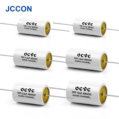 400V MXP Polypropylene Audio Capacitor 1.5µF-10µF for HiFi Frequency Divider & Speaker Applications