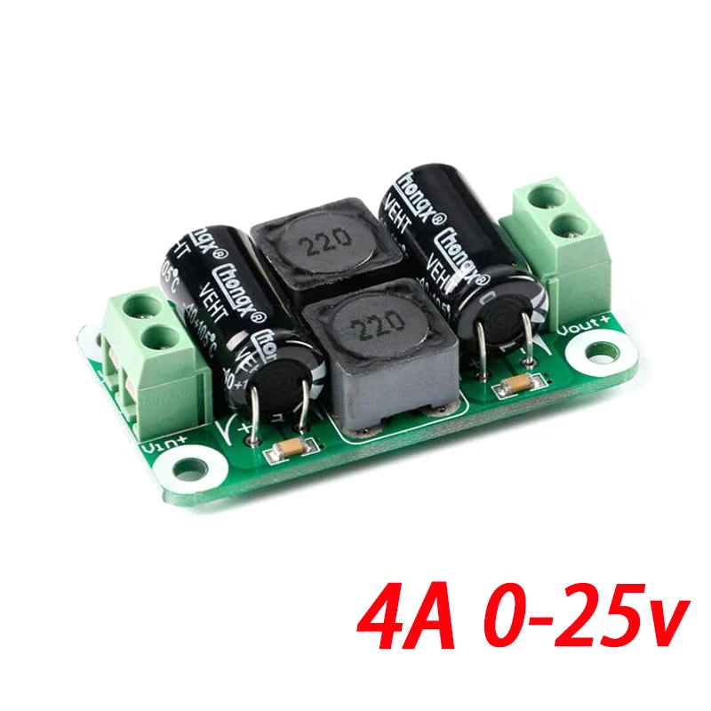 DC Adjustable Power Filter Board 0–50V Class D Amplifier EMI Interference Suppression Module
