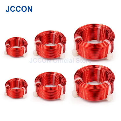 0.2mH–5.5mH Oxygen-Free Copper Air Core Inductor Coil for Speaker Crossover Frequency Divider 1.2–1.6mm Wire