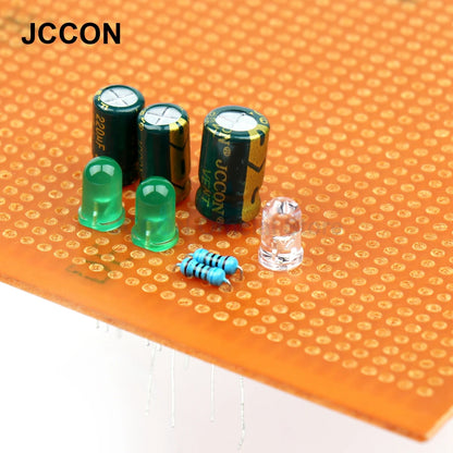 Bakelite PCB Prototype Board Single-Side Copper Experimental Circuit 5x7, 5x10cm Yellow