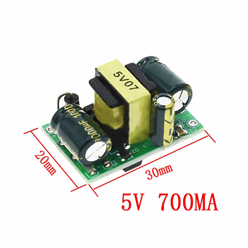 AC-DC Isolated Power Supply Module 220V to 5V 3.5W 12V 5W Buck Converter for Arduino