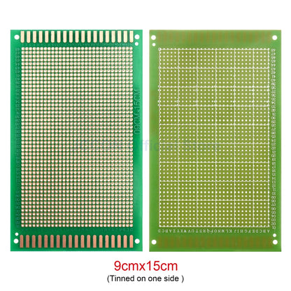 PCB Prototype Board Set 5x7, 6x8, 7x9, 9x15cm Universal DIY Single-Hole Soldering Plates