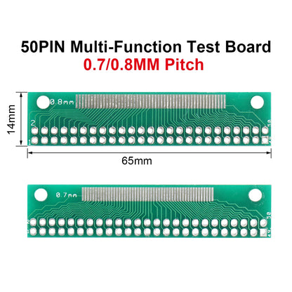 Multi-Function Transfer Test Board 50PIN 0.5–1.27mm Pitch for LCM TFT LCD