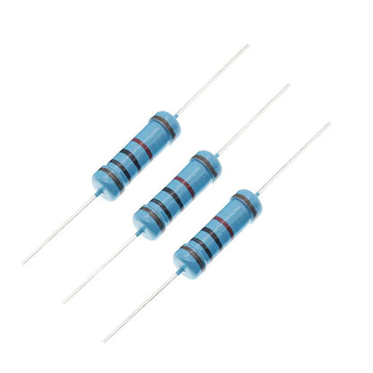 10pcs 2W Metal Film Resistors 1% Tolerance 1Ω–1MΩ Precision Resistors for Electronics