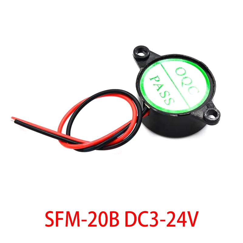 5pcs Active Buzzer 3V 5V 12V Magnetic Continuous Beep Tone Module for Arduino Projects