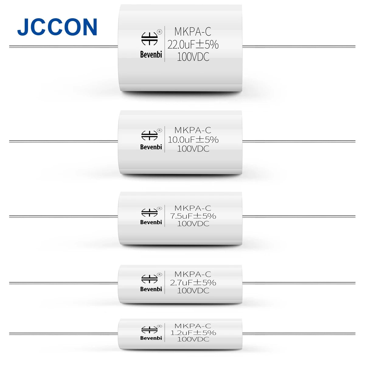 100V MKP Metallized Polypropylene Film Audio Capacitor 0.68µF-20µF for HiFi Frequency Divider