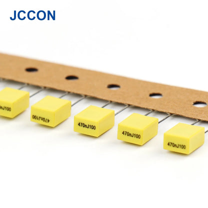 Polypropylene Film Capacitor 100V–630V 1nF–470nF Safety Correction Capacitor for Electronic Circuits