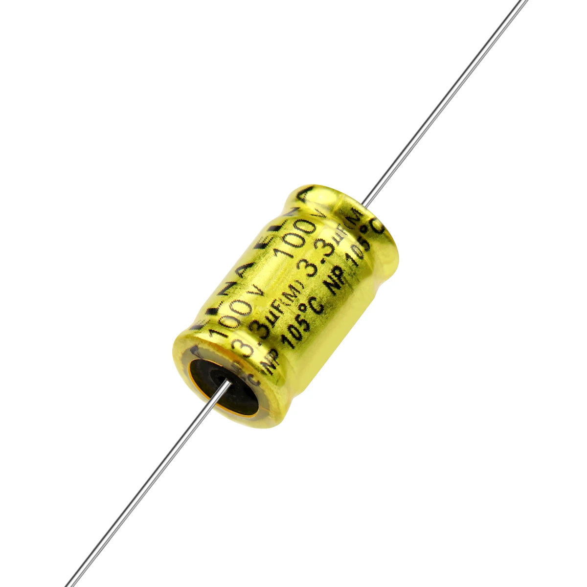 100V Horizontal Non-Polar Polypropylene Audio Capacitor 1µF-4.7µF for Speaker Frequency Divider & Crossover