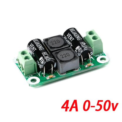 DC Adjustable Power Filter Board 0–50V Class D Amplifier EMI Interference Suppression Module