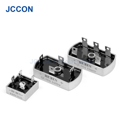 Three Phase PWM Rectifier SQL50A 1000V Bridge Diode 50A Aluminum Case for Industrial Power Supply
