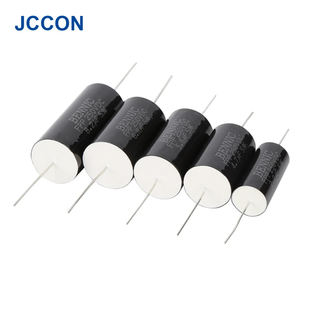 250V FPP Metallized Polypropylene Film Audio Capacitor 1.0µF-18µF for HiFi Frequency Divider