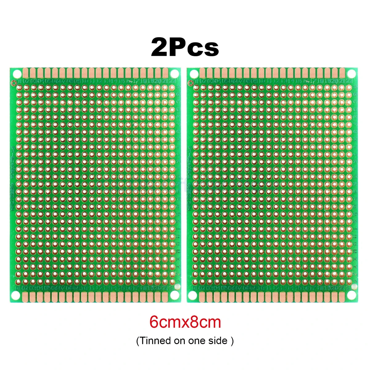PCB Prototype Board Set 5x7, 6x8, 7x9, 9x15, 10x15, 10x22, 12x18cm Universal DIY Single-Hole Soldering Plates