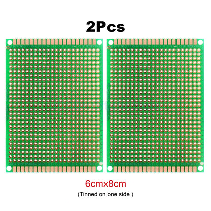 PCB Prototype Board Set 5x7, 6x8, 7x9, 9x15, 10x15, 10x22, 12x18cm Universal DIY Single-Hole Soldering Plates