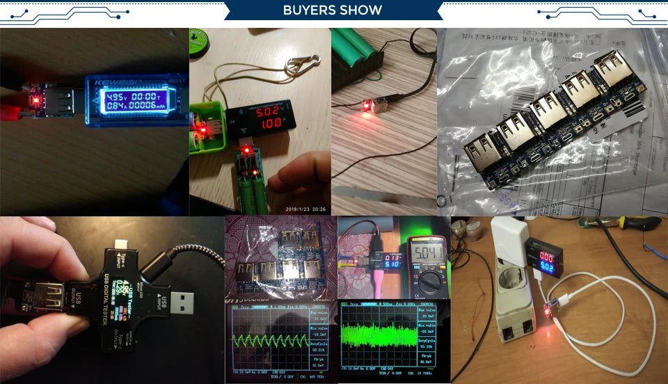 2pcs 5V Boost Converter Step-Up Power Module with Lithium Battery Charging, Protection, and LED Display for DIY Charger