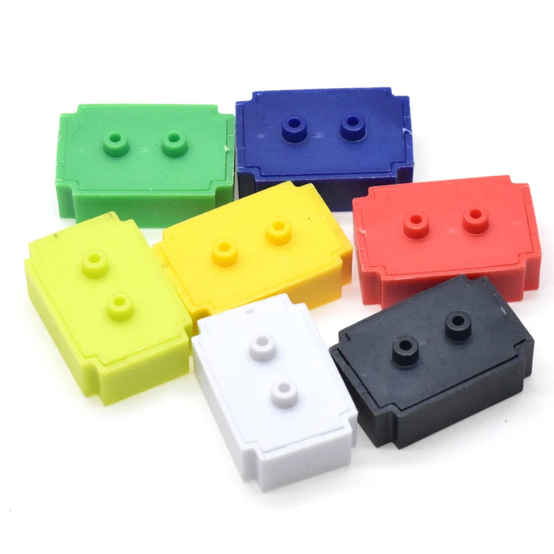 7pcs/1set ZY-25/55 Mini Solderless Breadboard PCB Test Board Kit