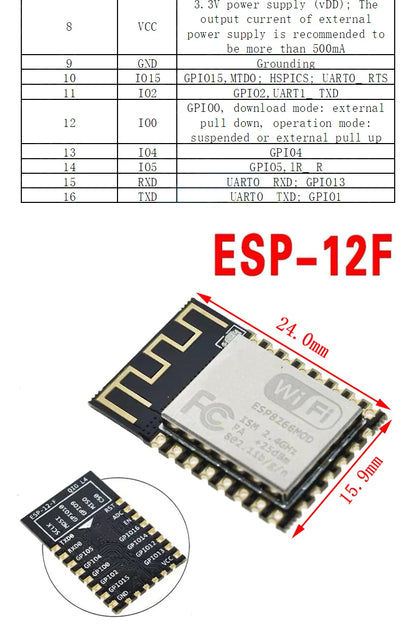 ESP8266 / ESP32 Serial WiFi Wireless Module Transceiver for Arduino and IoT Projects