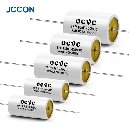 400V MXP Polypropylene Audio Capacitor 1.5µF-10µF for HiFi Frequency Divider & Speaker Applications