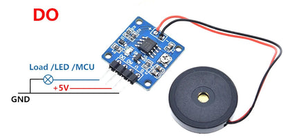 Highly Sensitive Vibration Sensor Module SW-18010P SW-420 Normally Open/Closed Alarm for Arduino