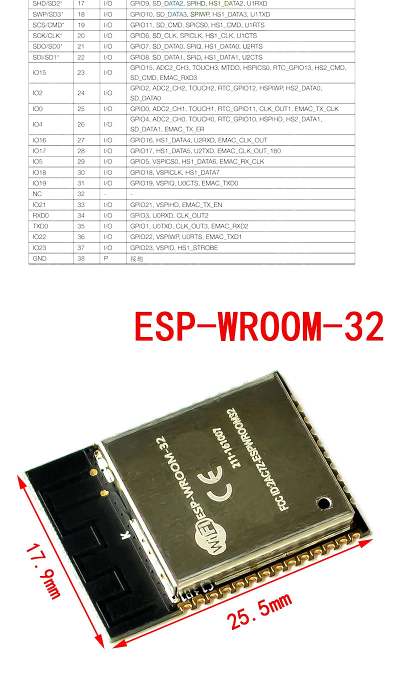 ESP8266 / ESP32 Serial WiFi Wireless Module Transceiver for Arduino and IoT Projects