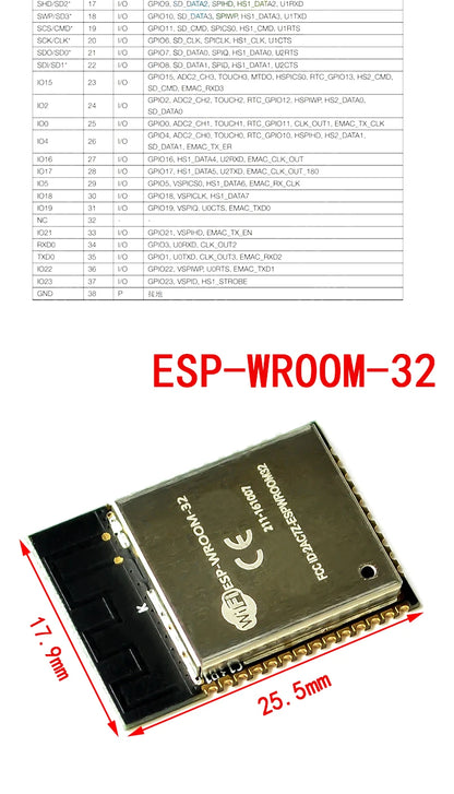 ESP8266 / ESP32 Serial WiFi Wireless Module Transceiver for Arduino and IoT Projects