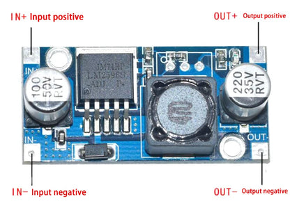 LM2596S DC-DC DC adjustable step-down power supply module regulator board 3A 12/24 to 12/5/3.3V