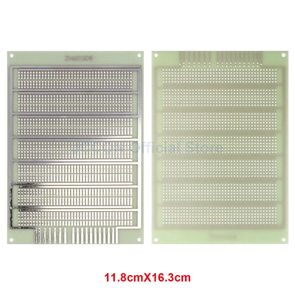Bakelite PCB Prototype Board Single-Side Copper Experimental Circuit 5x7, 5x10cm Yellow