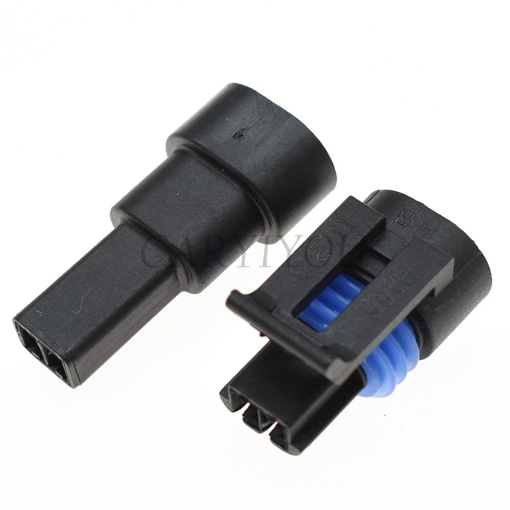 2 Pin Male Female Water Temperature Sensor Plug Waterproof Connector Compatible with GM 12162197 12162195 12162193