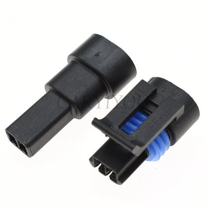 2 Pin Male Female Water Temperature Sensor Plug Waterproof Connector Compatible with GM 12162197 12162195 12162193