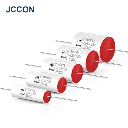 250V MKP Metallized Polypropylene Film Audio Capacitor 0.22µF-68µF for HiFi Frequency Divider