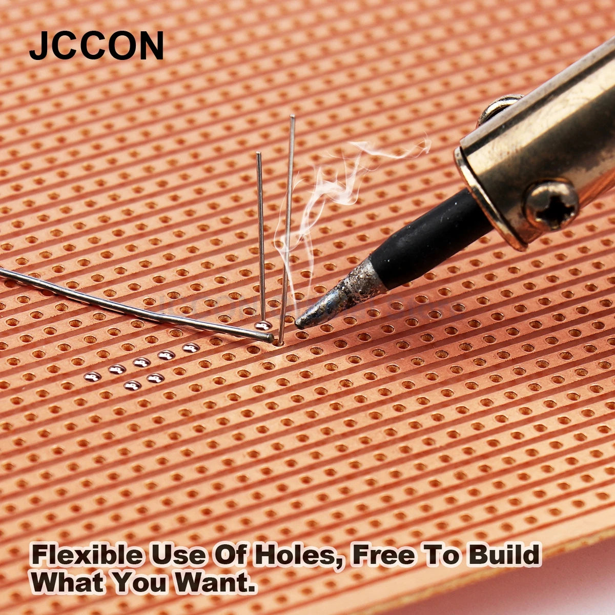 Bakelite PCB Prototype Board Single-Side Copper Experimental Circuit 5x7, 5x10cm Yellow