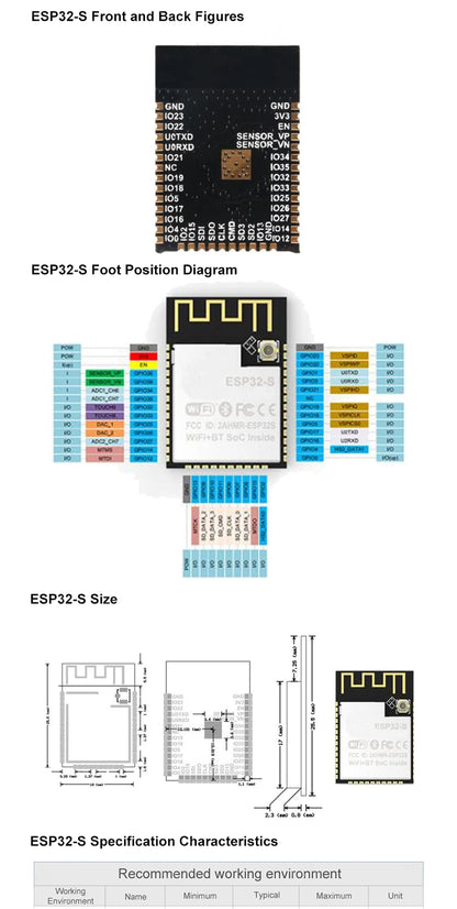 ESP8266 / ESP32 Serial WiFi Wireless Module Transceiver for Arduino and IoT Projects