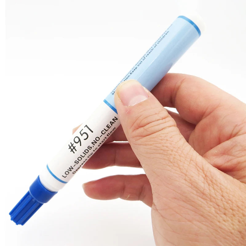 951 Flux Pen 10ml Low-Solid No-Clean Soldering Rosin for PCB Repair and Arduino DIY Projects