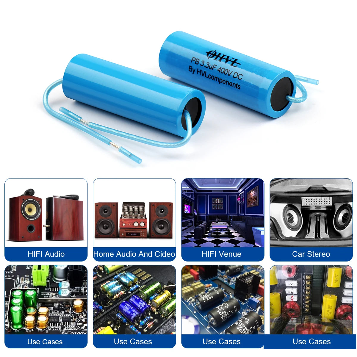 Audio Coupling Capacitors 400V OHVL HIFI 0.22µF–10µF