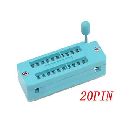 2.54mm DIP ZIF IC Socket Test Solder Type Universal IC Locking Socket