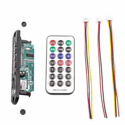 DC 5V Micro USB Bluetooth MP3 Decoder Audio Board with LCD Display FM Radio SD Card Module