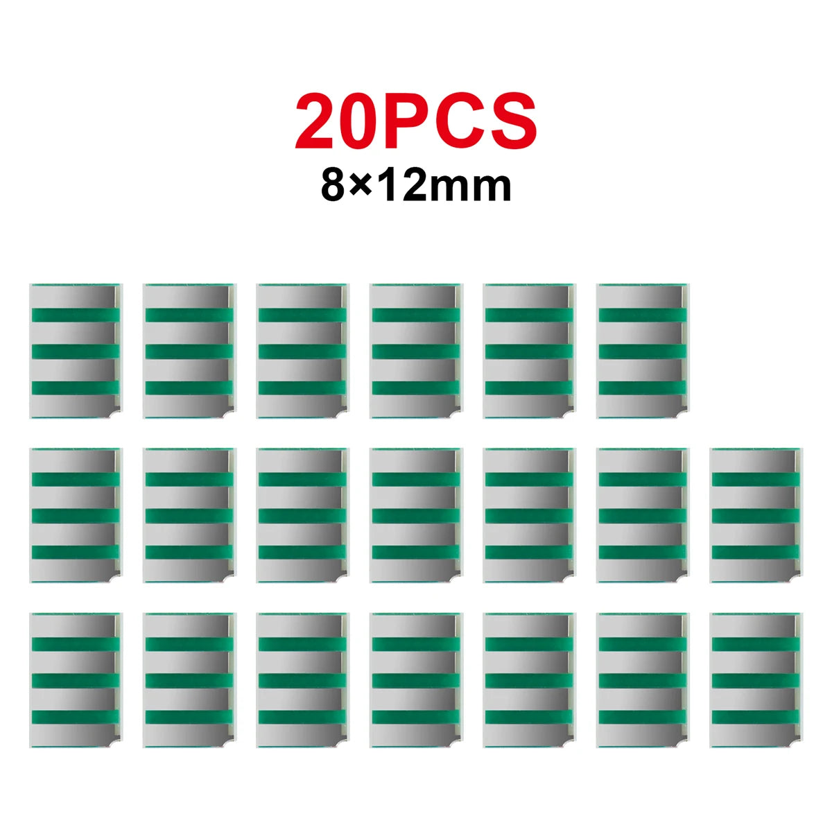 Double-Sided PCB Pitch Adapter Converter Board Set DIY 6x11, 6x10, 7x10, 8x10, 8x12, 6.5x8.7mm