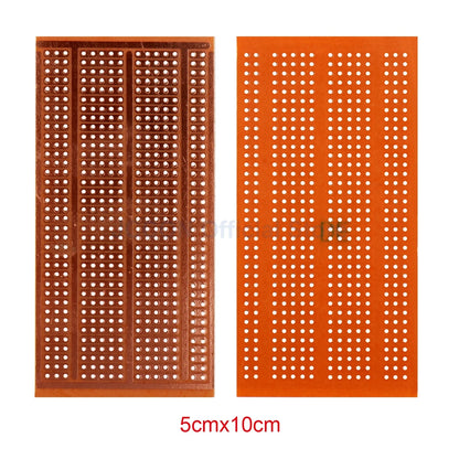 Bakelite PCB Prototype Board Single-Side Copper Experimental Circuit 5x7, 5x10cm Yellow