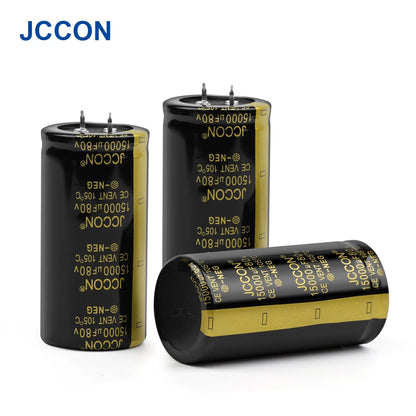 Audio Electrolytic Capacitor 80V 3300UF-10000UF High Frequency Low ESR for HiFi Amplifier Speaker