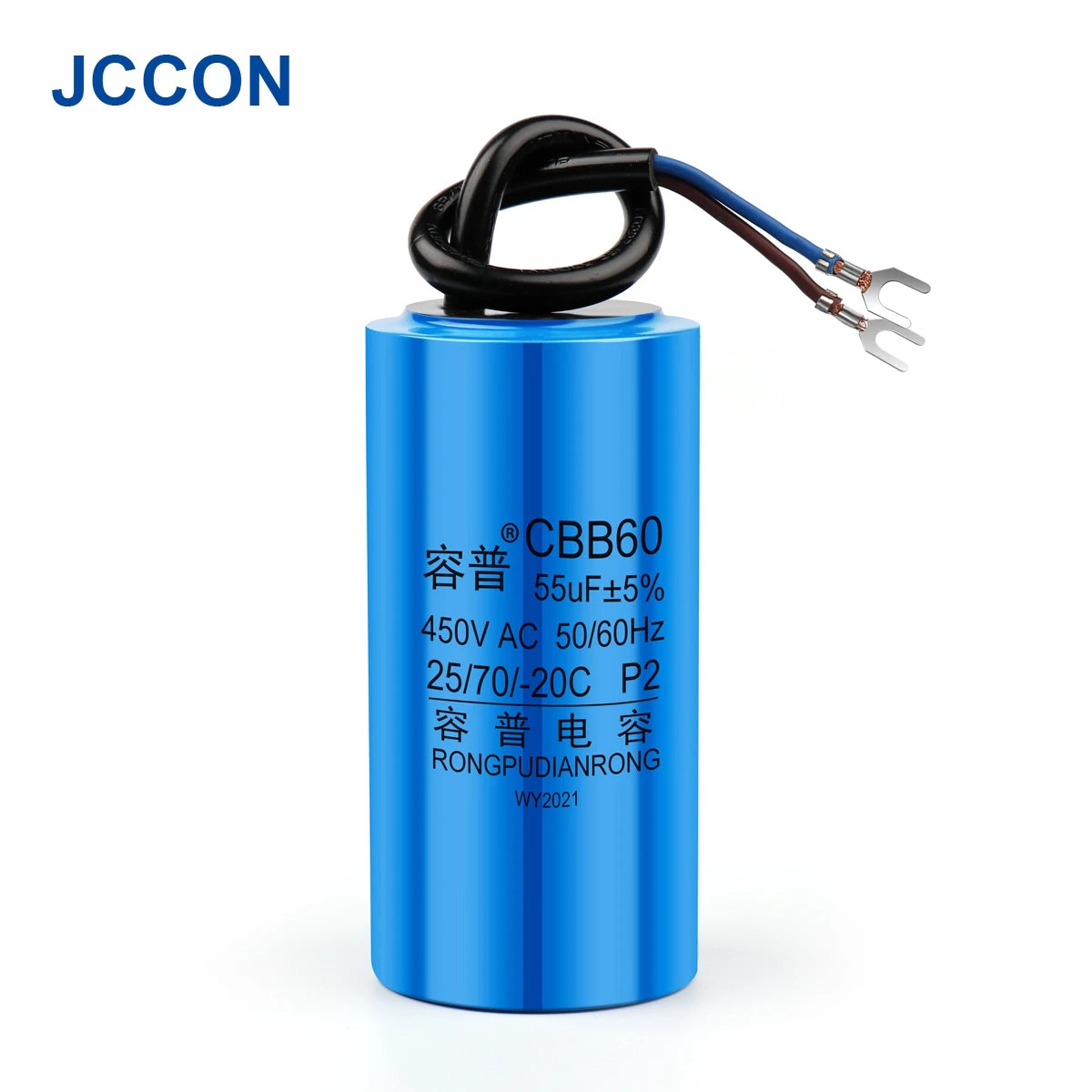CBB60 Motor Run and Start Capacitor 450V AC 3–100µF for Washing Machines