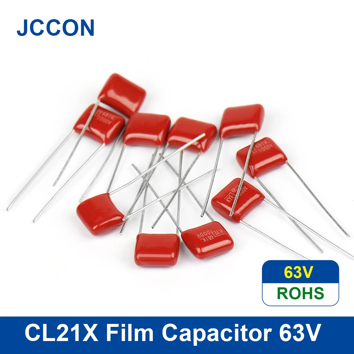 CBB Polypropylene Film Capacitors 63V 5MM 100pF–330nF