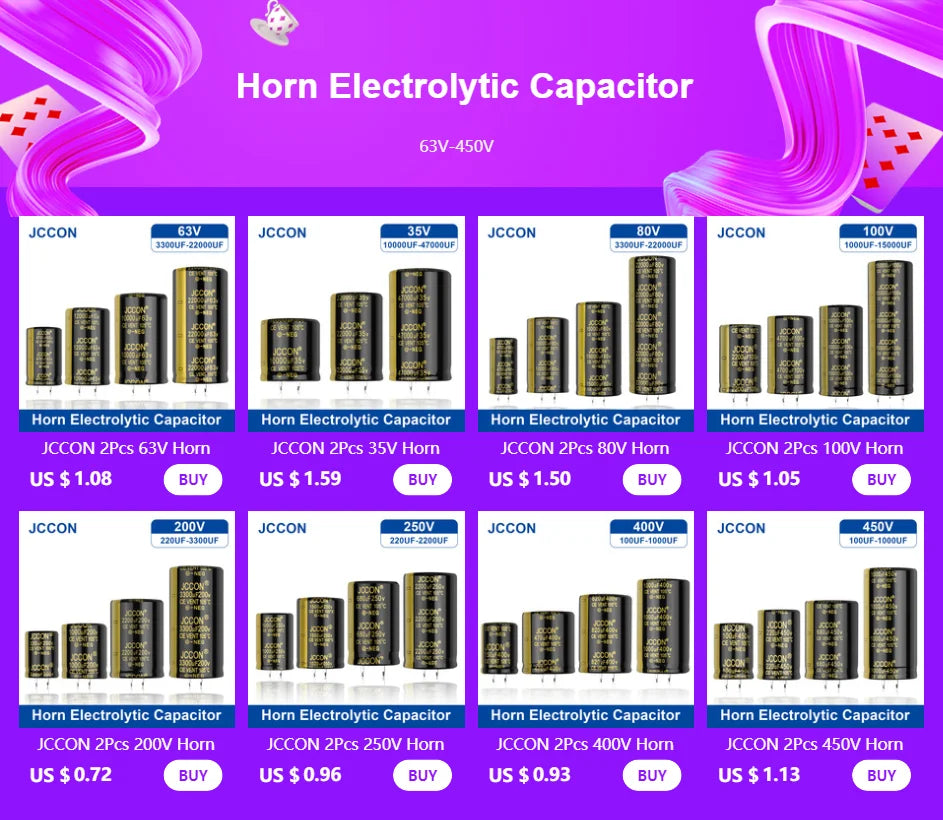 250V FPP Metallized Polypropylene Film Audio Capacitor 1.0µF-18µF for HiFi Frequency Divider