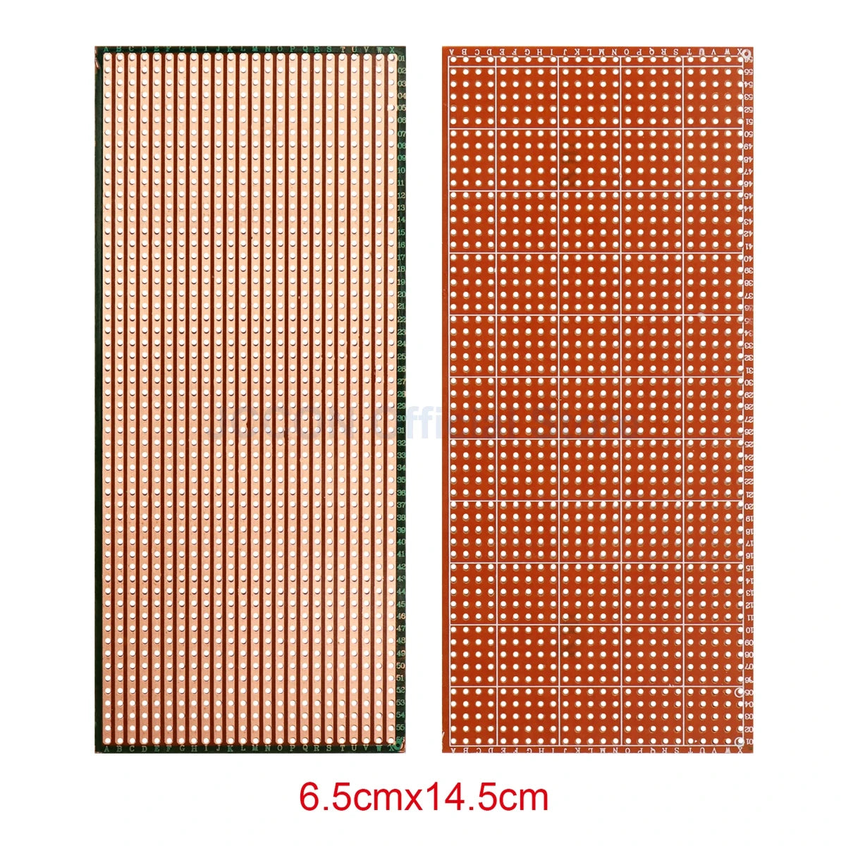 Bakelite PCB Prototype Board Single-Side Copper Experimental Circuit 5x7, 5x10cm Yellow