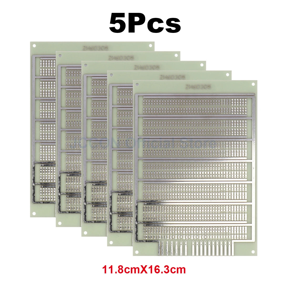 Bakelite PCB Prototype Board Single-Side Copper Experimental Circuit 5x7, 5x10cm Yellow