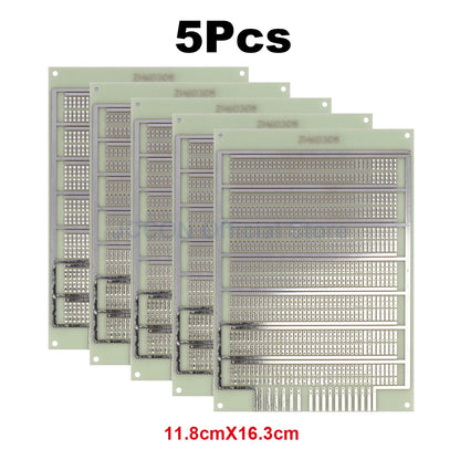 Bakelite PCB Prototype Board Single-Side Copper Experimental Circuit 5x7, 5x10cm Yellow