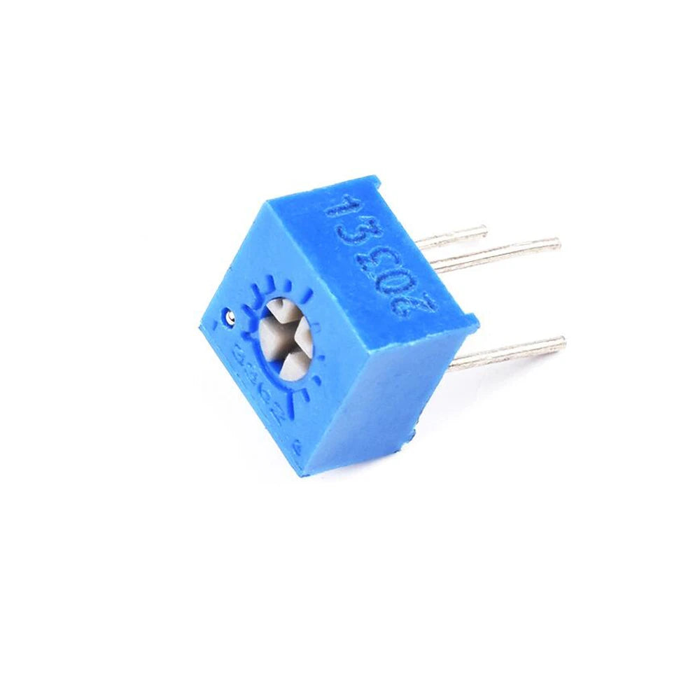 5pcs 3362P Trimmer Potentiometer Adjustable Resistor 500R 1K 2K 5K 10K 20K 50K 100K Variable Precision Trimpot