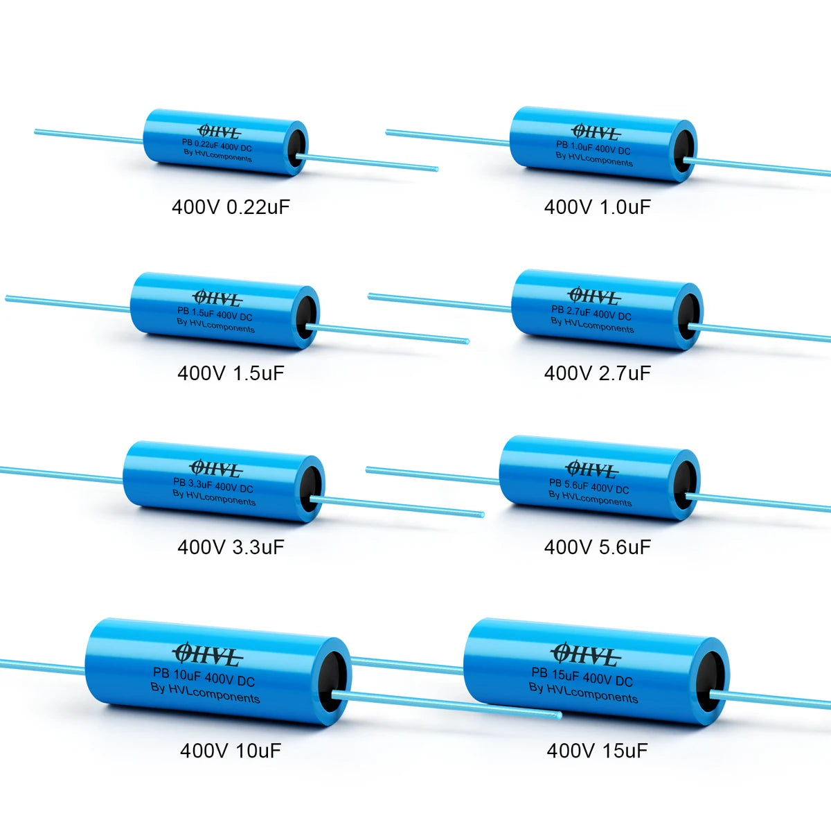 Audio Coupling Capacitors 400V OHVL HIFI 0.22µF–10µF