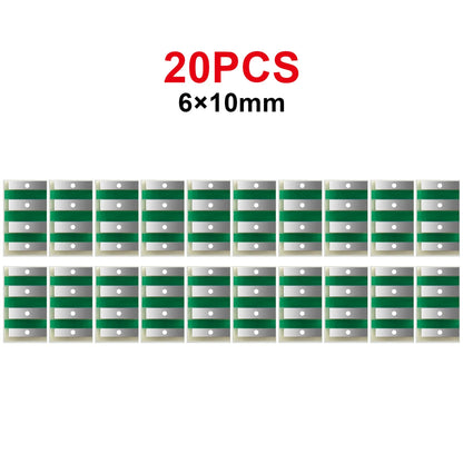 Double-Sided PCB Pitch Adapter Converter Board Set DIY 6x11, 6x10, 7x10, 8x10, 8x12, 6.5x8.7mm