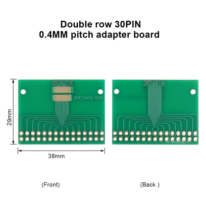 10P–30P Double-Row Test Adapter Board for LCM TFT LCD PCB 2.0mm/2.54mm Connector